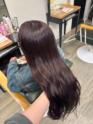 ロング 福石 玲華のヘアスタイル