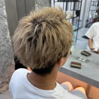 カラー メンズ 北岡 優々のヘアスタイル