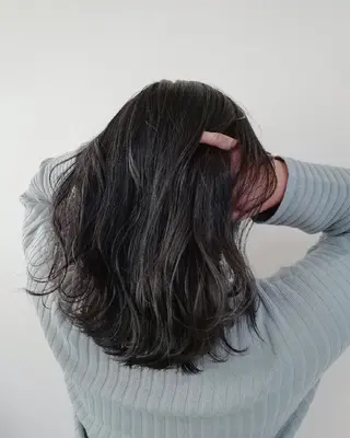 セミロング カラー Roid 代表✨HIROのヘアスタイル