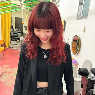 セミロング カラー qiie ワンカラー ダブルカラーのヘアスタイル