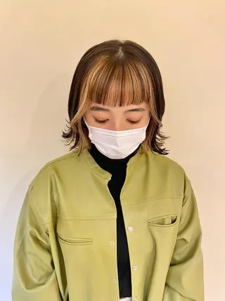 ショート カラー コマツリサ ROCCO eastのヘアスタイル