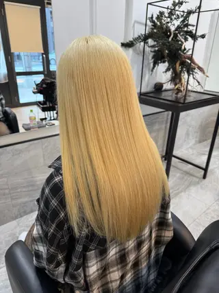 ロング カラー ヘアアレンジ ブリーチ/髪質改善/ メンズ/ KOKIのヘアスタイル