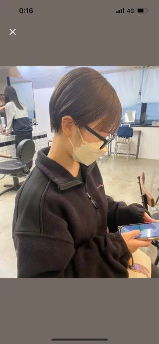 ショート カラー ♡ラベンダー/ピンク /顔まわり♡ネイロのヘアスタイル