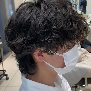 パーマ メンズ メンズ縮毛矯正 ♠️店長下平隼人のヘアスタイル