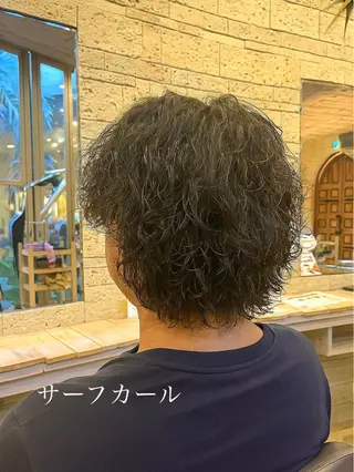 パーマ メンズ パーマ/艶カラー/ 髪質改善/伊藤愛麻のヘアスタイル