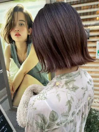 ショート カラー 渋谷/韓国風 西原直樹のヘアスタイル