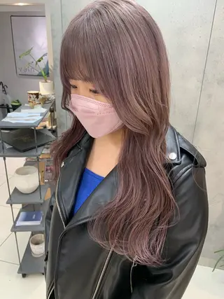 ロング カラー raika .のヘアスタイル