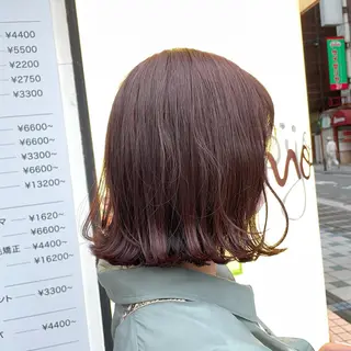 ミディアム カラー ヘアアレンジ LOG/所属・なりたいを叶えます！ 出口 紗依のヘアスタイル