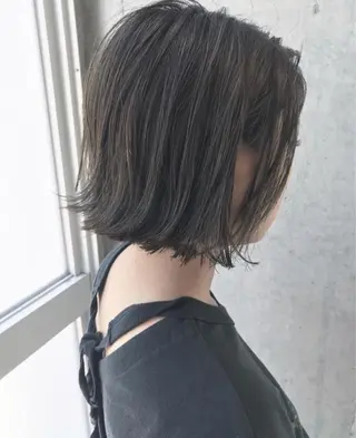 ショート カラー パーマ ヘアアレンジ ナツメダ ダイキのヘアスタイル