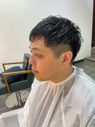 ショート メンズ 溝口 槙里也のヘアスタイル