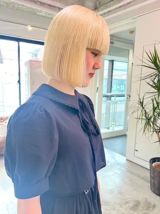 ミディアム パーマ/ボブ 似合わせヘア/ショウのヘアスタイル