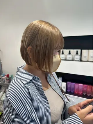 カラー 似合わせカラー✩.* ハイトーン/リナのヘアスタイル