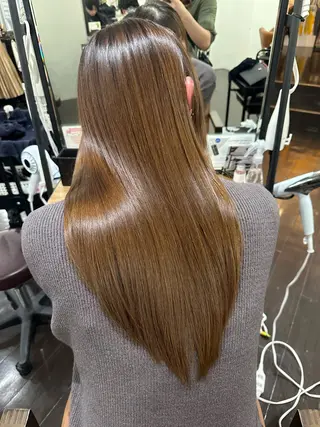 カラー 名駅/艶カラー/原田 永遠のヘアスタイル