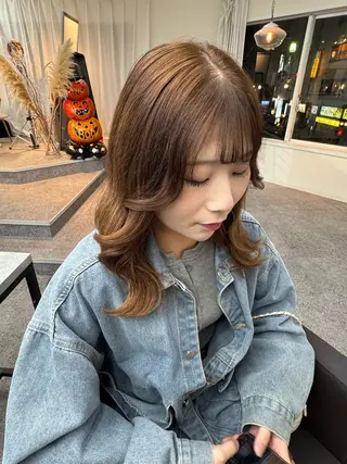 セミロング chill'n clan所属・〘 clan 〙 KURUMI🌺💖のヘアスタイル