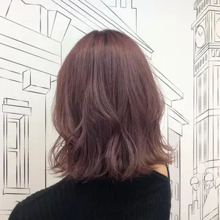 ミディアム カラー レイヤー,ボブ / 彩未のヘアスタイル