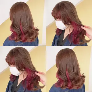 カラー 渋谷:インナーカラー ／🍒エリカ🍒のヘアスタイル