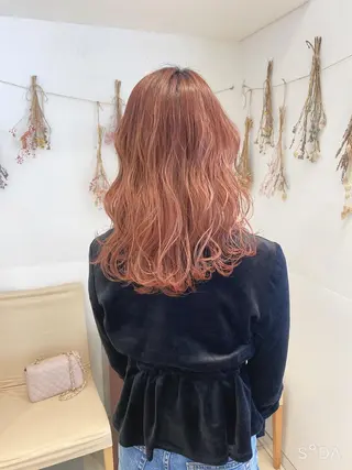 セミロング カラー はだゆうき @hadadan08のヘアスタイル