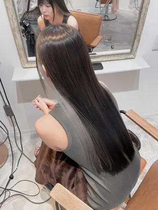 ロング カラー 似合わせカラー 梅田 ayanaのヘアスタイル