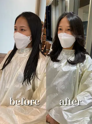 セミロング 【1日2名様限定】 AFLOAT白川雄副のヘアスタイル