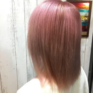 セミロング カラー embrace エンブレイスのヘアスタイル
