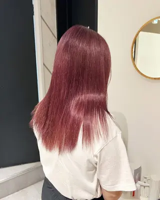 ロング カラー ai 梅田/暖色カラーのヘアスタイル