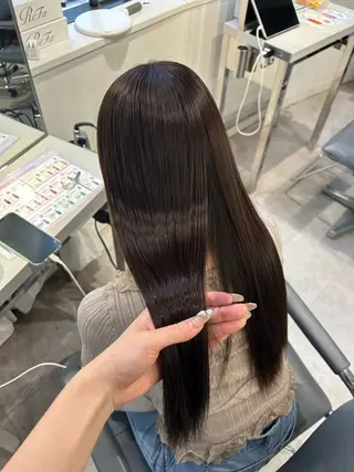 ロング カラー 🤍YUKI 韓国 艶髪 🤍のヘアスタイル