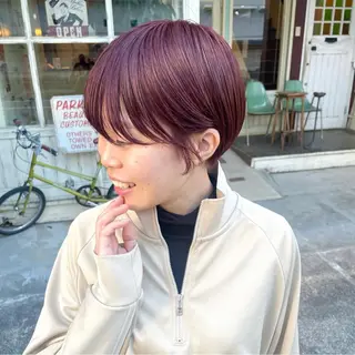 ショート カラー sourire  西大分所属・sourire西大分 ☘️いけだ　あおいのヘアスタイル