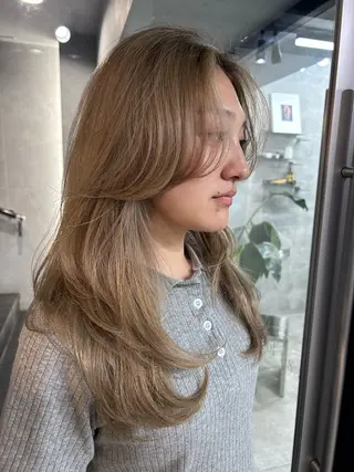 ロング カラー 海外風レイヤー💋 sanaのヘアスタイル