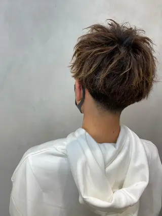 メンズ 吹田 駿 髪質改善縮毛矯正のヘアスタイル