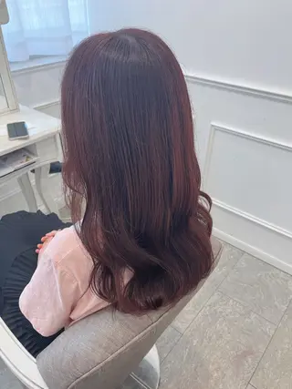 ロング カラー 新井 凪のヘアスタイル