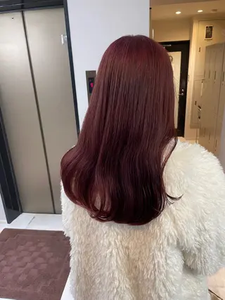セミロング カラー HARUKA韓国ヘア /Luana梅田のヘアスタイル
