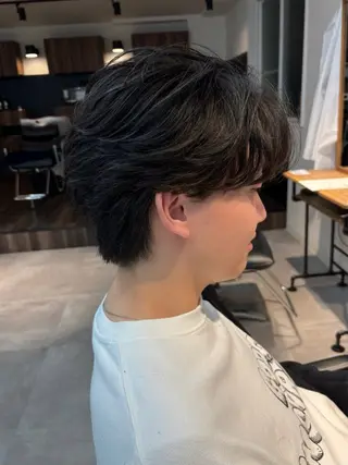 パーマ メンズ フェザーパーマ/韓国 /メンズカット保立のヘアスタイル