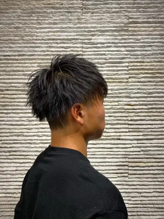 ショート メンズ ✨ハイトーン カラー福岡拓也✨のヘアスタイル