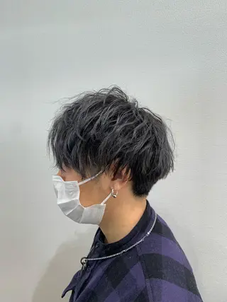 カラー メンズ ナカタケ ユウのヘアスタイル