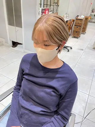 ショート カラー 🩶赤み消しカラー 🐈‍⬛荻野美思🐾のヘアスタイル