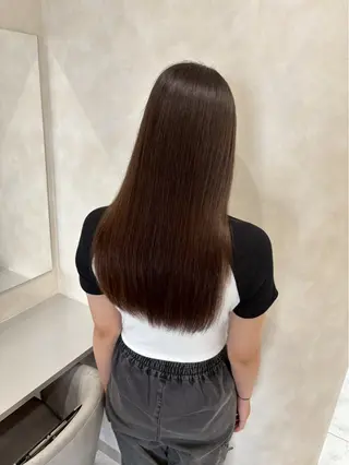 ロング king highlight&extensions梅田所属・髪質改善/似合わ せ/ダブルカラー盛田のヘアスタイル