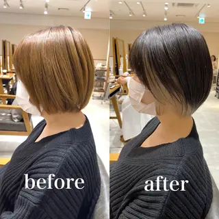 ショート カラー 🌟イメチェン美容師 🌟清水 大輝のヘアスタイル