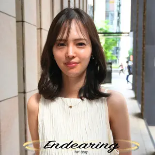 カラー Endearing 銀座⭐︎YOKOのヘアスタイル