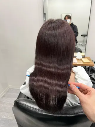 ロング CHORD 四条河原町駅店　髪質改善&韓国風&ハイトーンカラー所属・けいと髪質改善 全年齢リピート多数のヘアスタイル