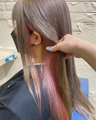 ロング カラー uros.所属・メンズパーマ/ エクステ🌞セナのヘアスタイル