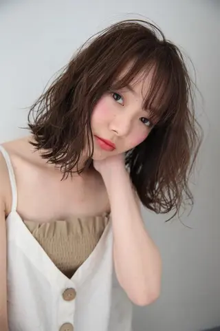 ショート カラー パーマ 山下 直人のヘアスタイル