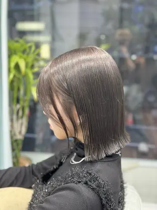 ショート カラー Ruset所属・ハイトーン/ボブ特化 /美髪矯正/SOMAのヘアスタイル