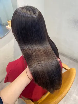 セミロング カラー 当日予約大歓迎💗 依田瑞希のヘアスタイル