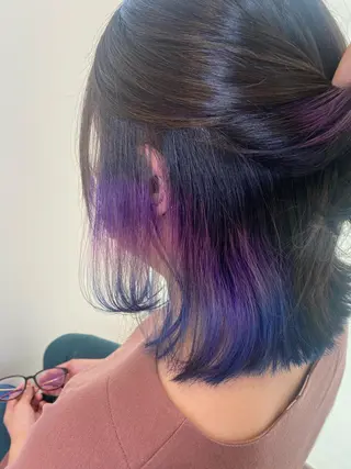 ミディアム カラー ✴︎ヒラガカナ✴︎ ECLAT HAIRのヘアスタイル