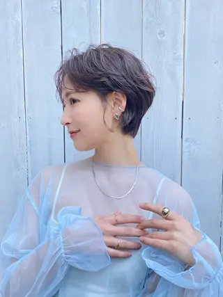 ショート ROW町田🌿 大人可愛い/艶髪改善のヘアスタイル