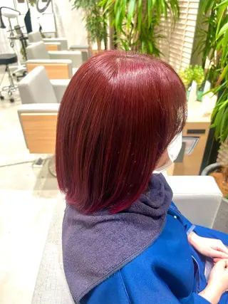 ミディアム カラー 髪質改善/ブリーチ 特化🧡田中颯士のヘアスタイル