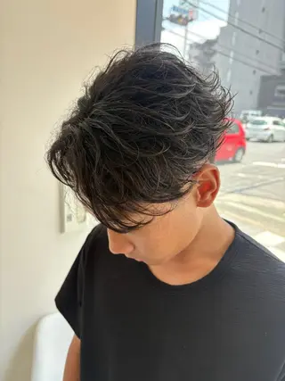 ショート パーマ メンズ 中島 耀一朗のヘアスタイル