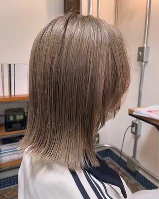 ミディアム マツゴウ　カズヤ/金 沢文庫／パーマのヘアスタイル