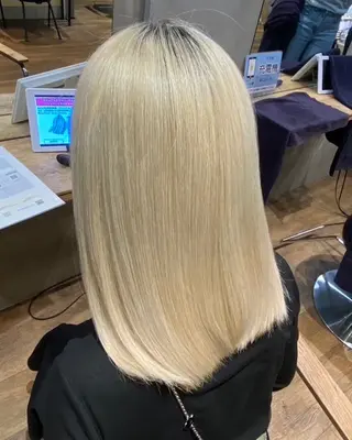 ミディアム カラー La fith hair cheval　熊本店所属・透明感カラー🧸🫧 WAKOのヘアスタイル