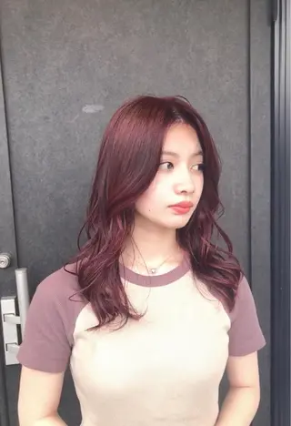 セミロング uti所属・菊池 幹のヘアスタイル